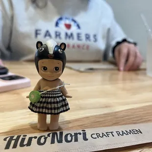 Sony Angel visiting HiroNori Craft Ramen