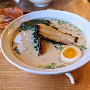 Tonkatsu ramen. Sooooo salty