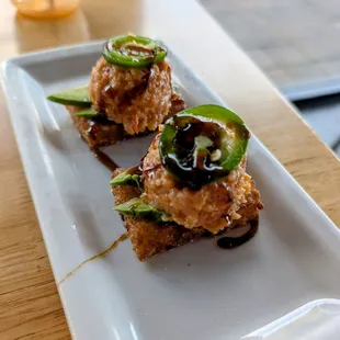 Crispy Rice with Spicy Tuna