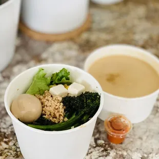 Vegan Ramen +soft boiled egg ;D