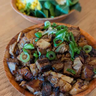 Mini pork bowl