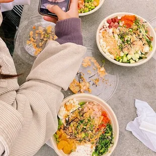 poke bowl with tuna