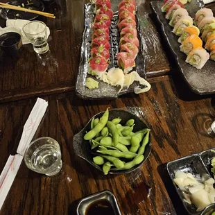 food, sushi and sashimi, sushi, sashimi