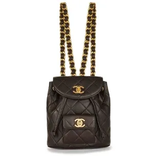 Chanel Mini Backpack - Chocolate Brown