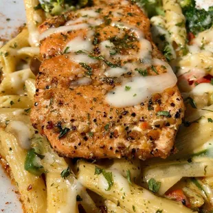 Rajun Cajun Pasta with Salmon