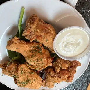 Fried to perfection baby i almost ate the bone