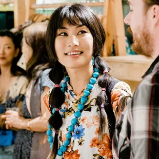 Local painter Lauren Hana Chai, one of our featured artists for April and May inside our gallery shop!