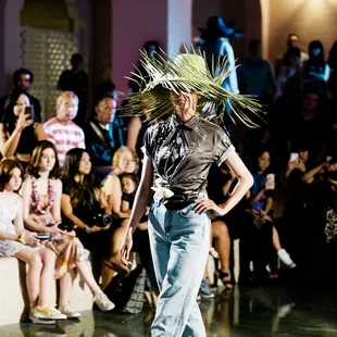 Andy South Menswear fashion show on First Friday at the Hawaii State Art Museum's Sculpture Garden!  Apparel for sale inside the shop.