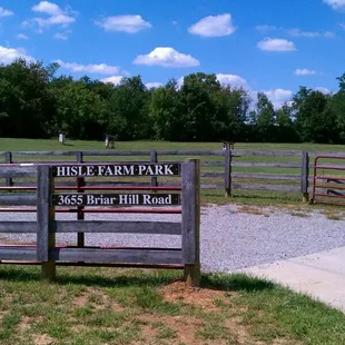 Entrance to Hisle Farm Park.