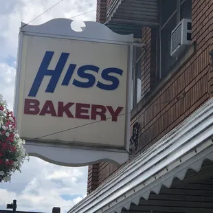 a sign for a bakery