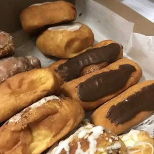 a box of assorted donuts