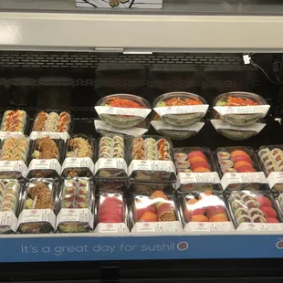 Grab and go sushi