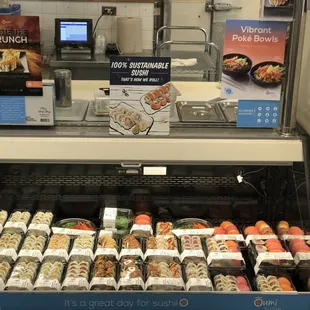 Grab and go sushi