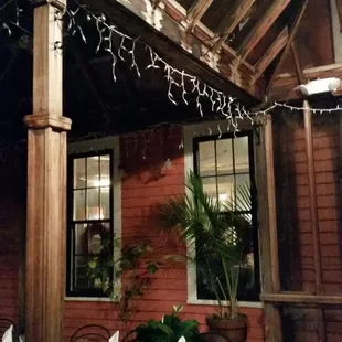 The greenhouse adjoining the second dining area/event room.