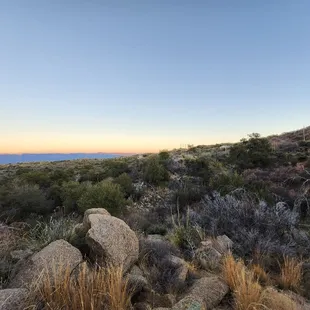 Sunset views hiking the C.O.D. Ranch Trail