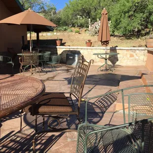 Outside the dining room.