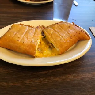 Breakfast sandwich  If anyone asks you if you want to wrap something in dough and fry it, say yes.