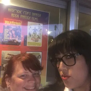 Watching pulp fiction with my Mrs. Wallace