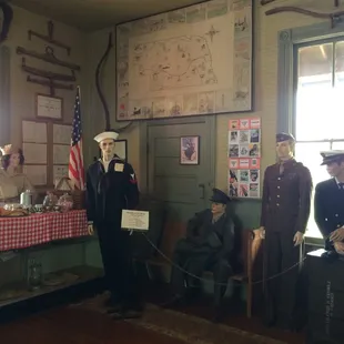 Interior of the depot.