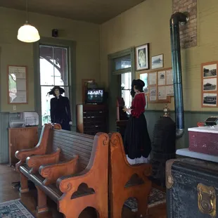 Interior of the depot.