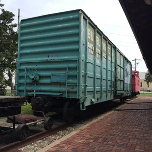 A boxcar.