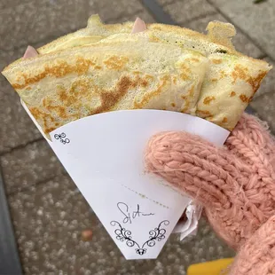 Catherine&apos;s Signature Crêpe from Catherine&apos;s Crêperie, taste just as amazing as it smelled!!