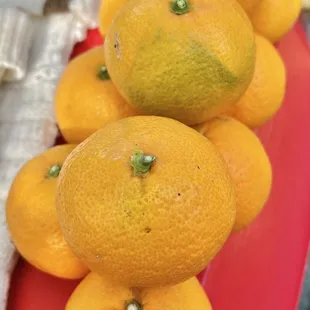 Satsumas from Ortega Farms booth, juicy, sweet &amp; delicious!! My pregnancy craving!
