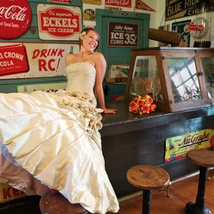 Our Tavern Room is a fun space for photos and/or a great bar for intimate receptions or rehearsal dinners.