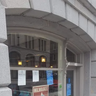 Exterior of the building