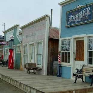 the front of the building