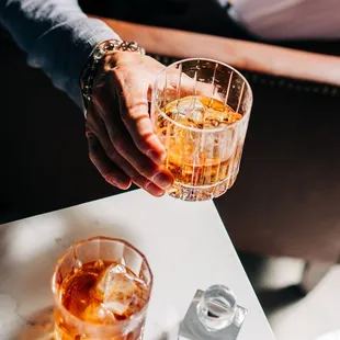 Whiskey bourbon night cap