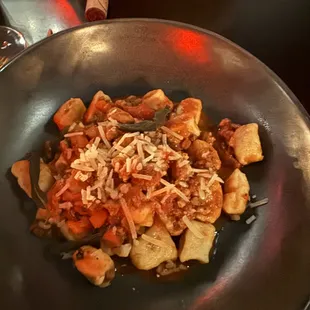 Potato Gnocchi Bolognese