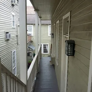 Outside stairway leading to our room.