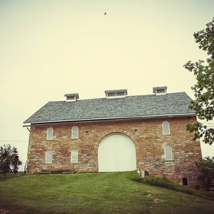North side of the barn.