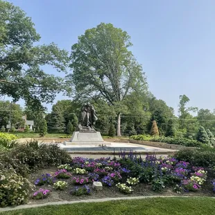 "Tragedy at Winter Quarters" is a sculpture depicting the burial of a child by her parents. Very moving.