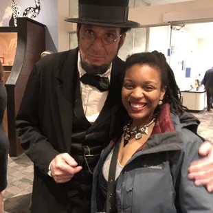 Me and Abe! So excited!