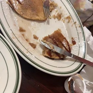 Strawberry pancake platter