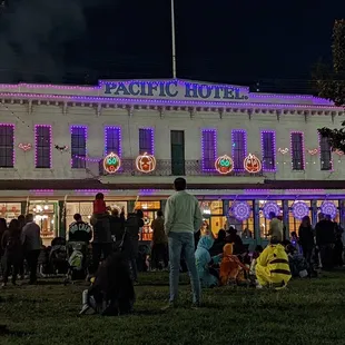 Halloween light show October 2021