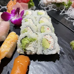 sushi and sashimi, food, sashimi, sushi