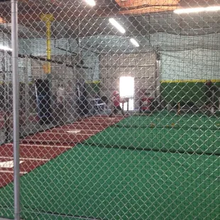 Front side of the cages