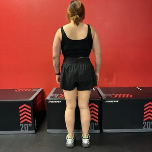 February 2025, after starting at the gym in August 2024