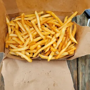 2 orders of fries