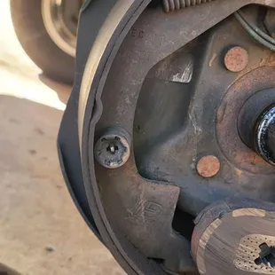 my allegedly 'shot' brake shoes looked this good!