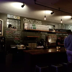 Growlers, crowler, and taps... Oh my!