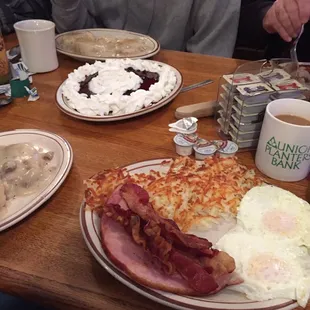 The Lumberjack and a pancake