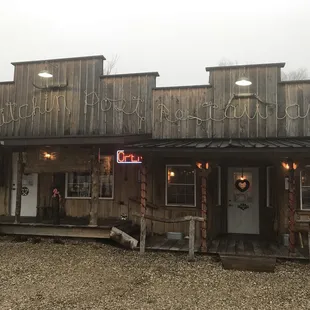 Hitchin Post Restaurant.   You don't just happen to drive by this place.