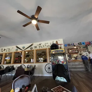 The interior of the Hitching Post