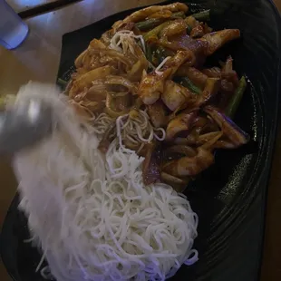 Fried Squid Noodles
