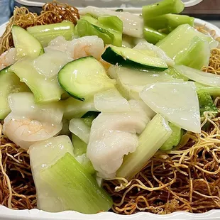 Seafood Crispy Noodle