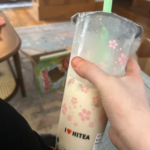 The Brown sugar with fresh milk